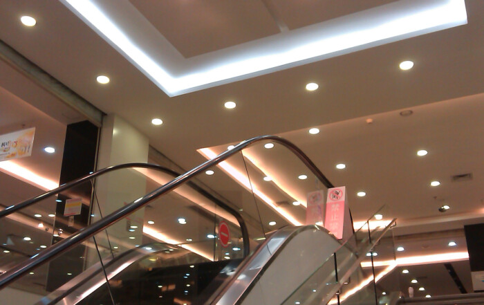 commercial lighting solutions with LED downlights
