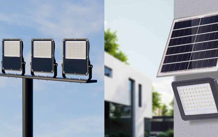 LED Floodlight vs. Solar LED Floodlight