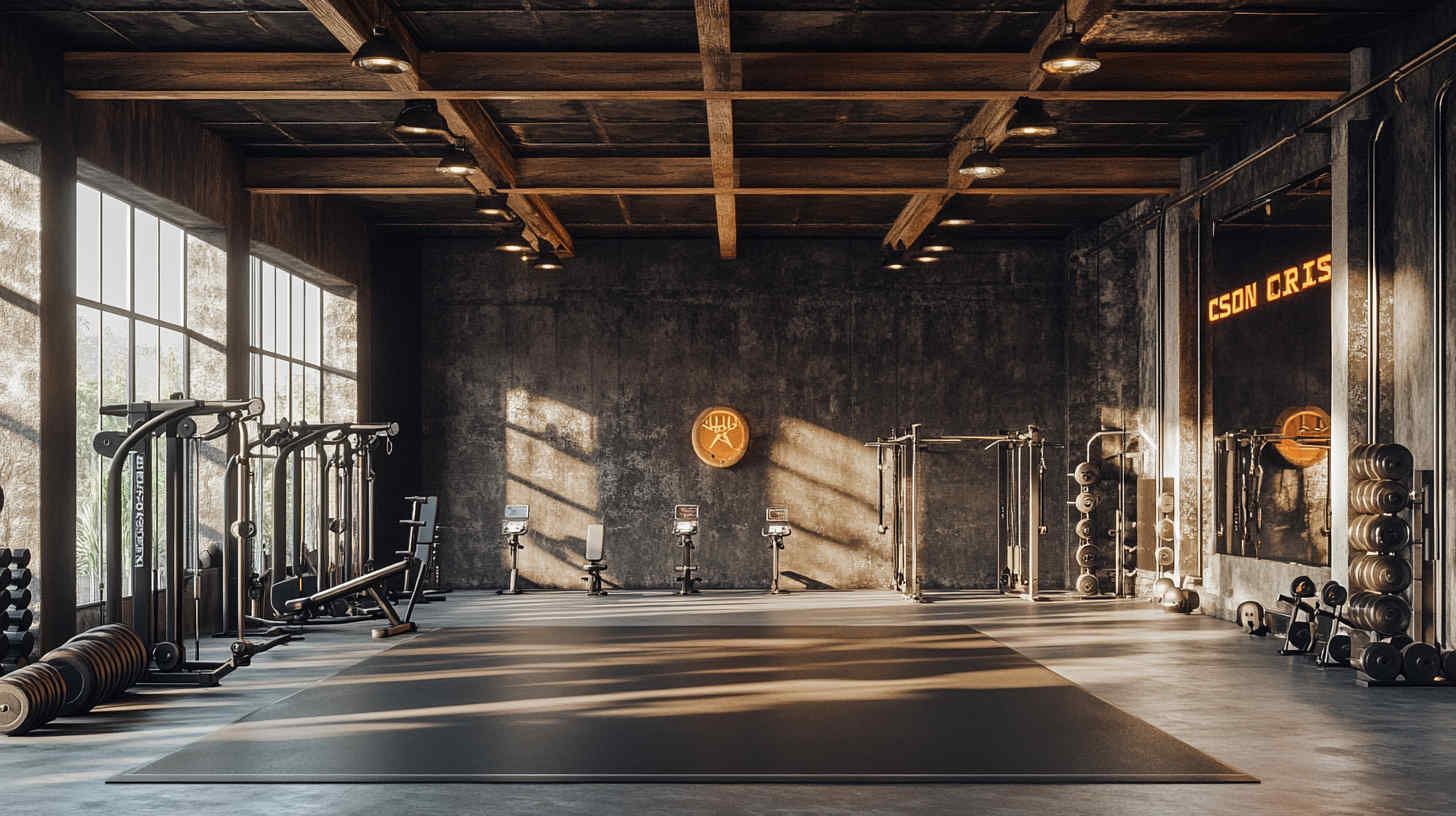 a_rugged_gym_with_exposed_ceiling_beams_and_industry_led_lights