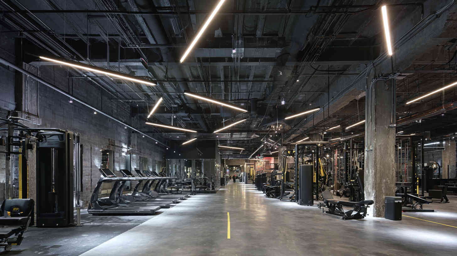 Industrial-style_gym_with_exposed_ceilings_and_LED_lights