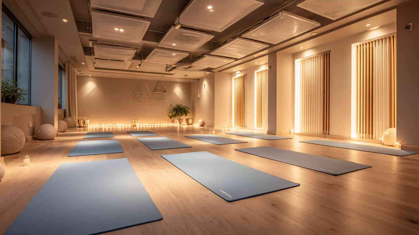 Yoga_and_pilates_studio_with_soft_LED_downlights