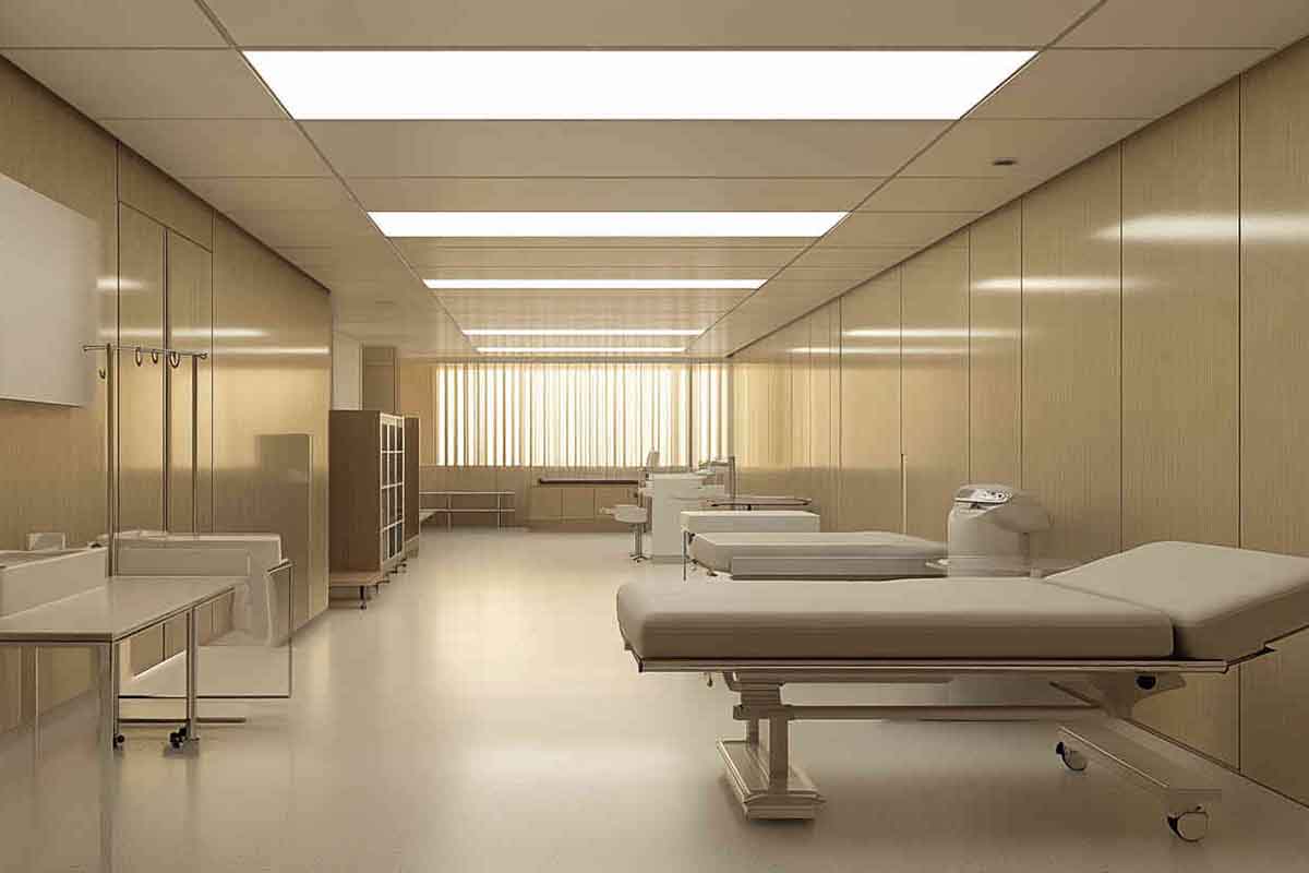 HCL Lighting in healthcare facility