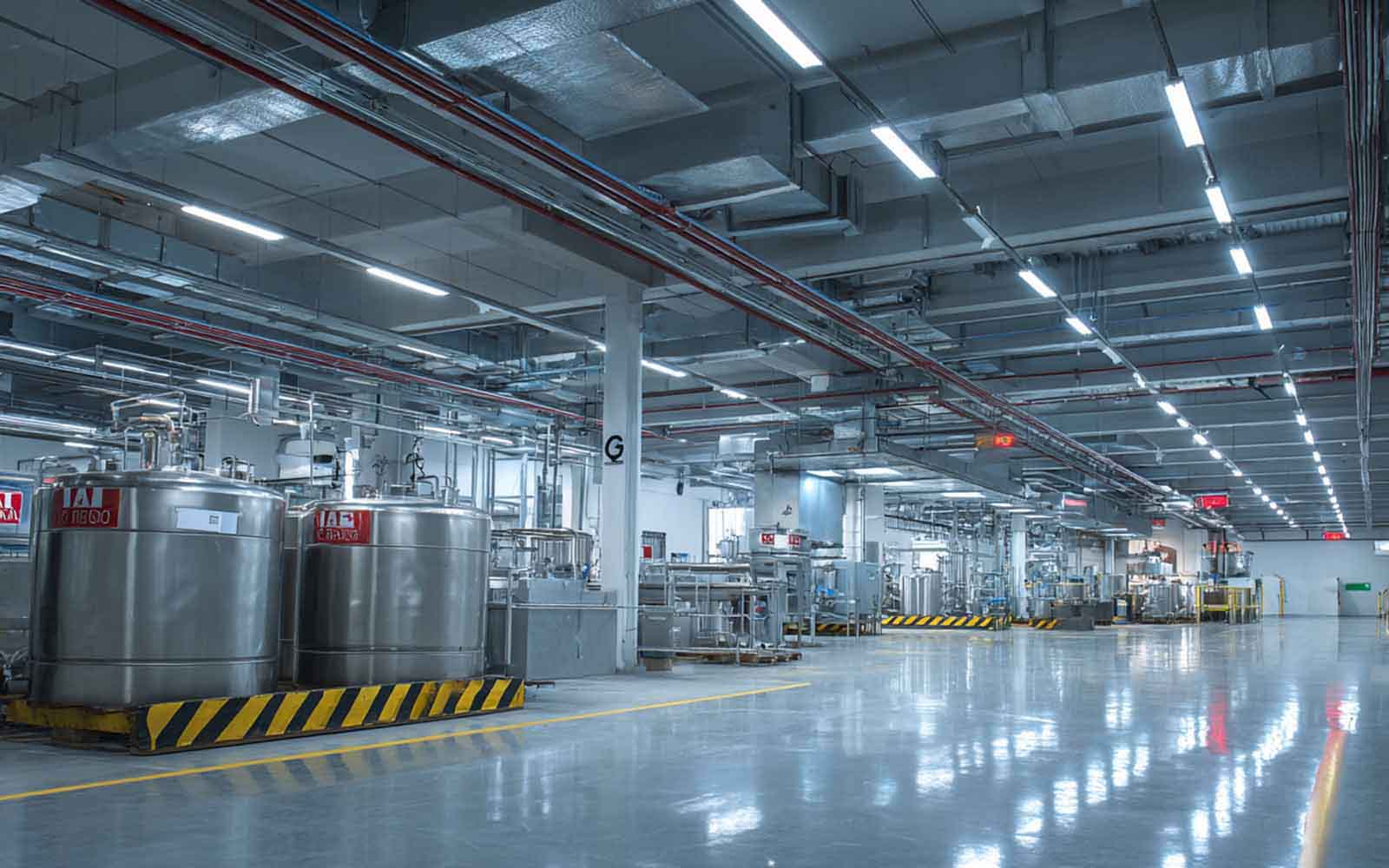 LED Vapor Light Applications in Chemical Plant