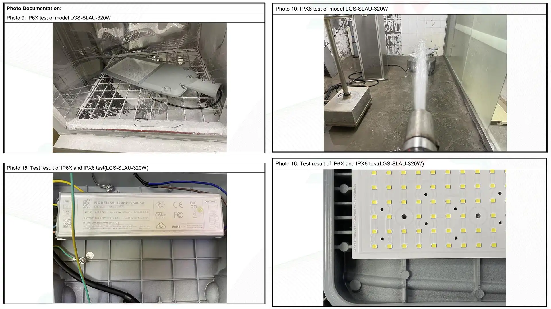 IP66 Testing for LED Street Light IP66 Testing for LED Street Light