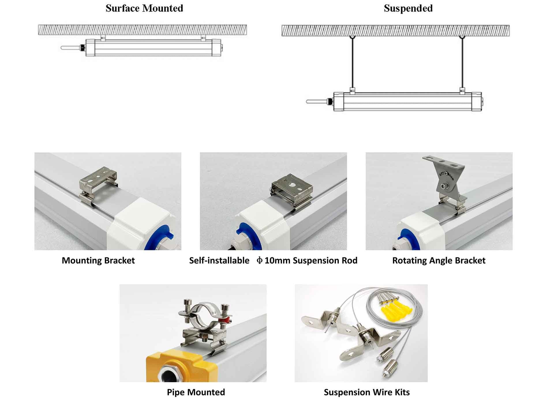 Installation of LED Vapor Light